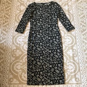 Tribal Print Bodycon Dress